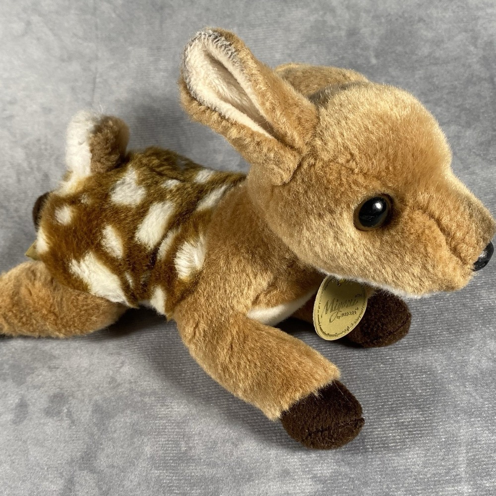 Miyoni 9" Fawn Spotted Baby Deer Plush by Aurora Stuffed Animal